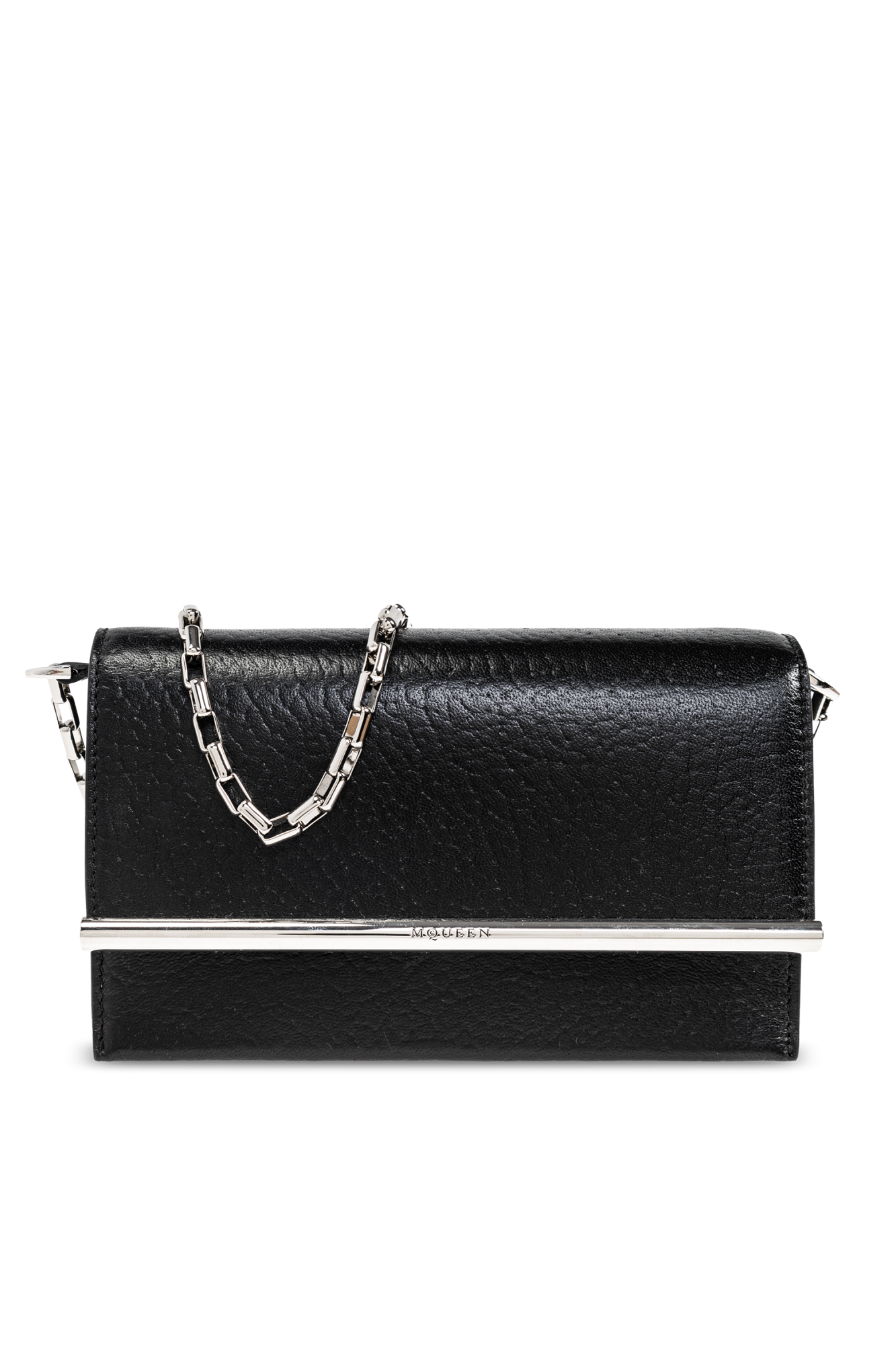 Alexander McQueen Leather clutch T-Bar Mini | Women's Bags